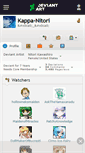 Mobile Screenshot of kappa-nitori.deviantart.com