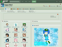 Tablet Screenshot of kappa-nitori.deviantart.com