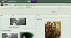 Desktop Screenshot of mimory.deviantart.com