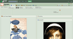 Desktop Screenshot of hannakin.deviantart.com