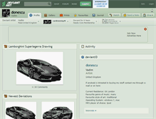 Tablet Screenshot of donescu.deviantart.com