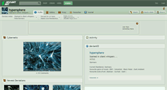 Desktop Screenshot of hypersphere.deviantart.com
