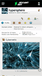 Mobile Screenshot of hypersphere.deviantart.com