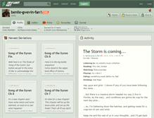 Tablet Screenshot of benlie-gwevin-fan1.deviantart.com