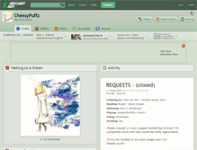 Tablet Screenshot of cheesypuffz.deviantart.com