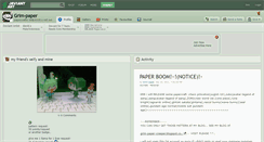 Desktop Screenshot of grim-paper.deviantart.com