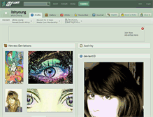 Tablet Screenshot of lishyoung.deviantart.com