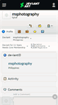 Mobile Screenshot of msphotography.deviantart.com