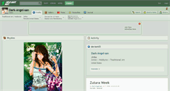 Desktop Screenshot of dark-angel-san.deviantart.com