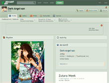 Tablet Screenshot of dark-angel-san.deviantart.com