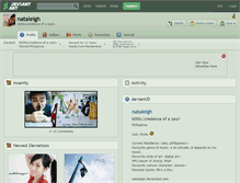 Tablet Screenshot of nataleigh.deviantart.com