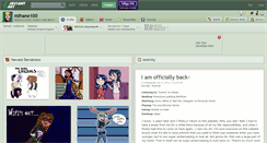 Desktop Screenshot of mihane100.deviantart.com