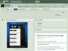 Tablet Screenshot of ishokz.deviantart.com