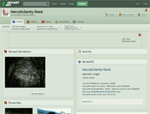 Tablet Screenshot of narcoticsanity-stock.deviantart.com