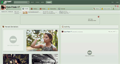 Desktop Screenshot of eyes-freak-17.deviantart.com