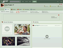 Tablet Screenshot of eyes-freak-17.deviantart.com