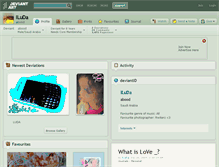 Tablet Screenshot of iluda.deviantart.com
