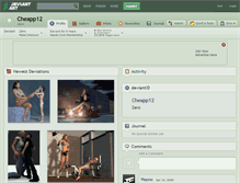 Tablet Screenshot of cheapp12.deviantart.com