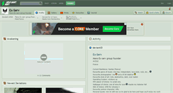 Desktop Screenshot of ex-serv.deviantart.com