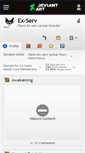 Mobile Screenshot of ex-serv.deviantart.com