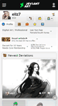 Mobile Screenshot of eliz7.deviantart.com