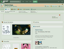 Tablet Screenshot of daichi-chara.deviantart.com