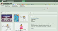 Desktop Screenshot of net-and-tinsel-gown.deviantart.com