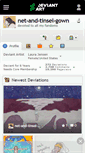 Mobile Screenshot of net-and-tinsel-gown.deviantart.com
