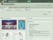 Tablet Screenshot of net-and-tinsel-gown.deviantart.com