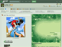 Tablet Screenshot of lucky-jj.deviantart.com