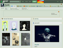 Tablet Screenshot of hisaribi.deviantart.com
