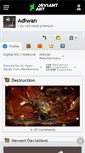 Mobile Screenshot of adiwan.deviantart.com