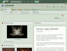 Tablet Screenshot of malkavengrel.deviantart.com
