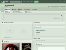 Tablet Screenshot of furioussounds.deviantart.com