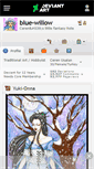 Mobile Screenshot of blue-willow.deviantart.com