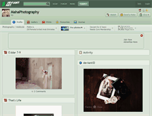 Tablet Screenshot of mahaphotography.deviantart.com