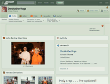Tablet Screenshot of denmotherkoga.deviantart.com