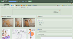 Desktop Screenshot of corybear.deviantart.com