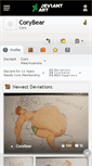 Mobile Screenshot of corybear.deviantart.com
