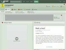 Tablet Screenshot of cronoentreri.deviantart.com