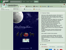 Tablet Screenshot of mansionfans.deviantart.com