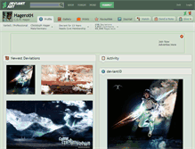 Tablet Screenshot of hageroth.deviantart.com