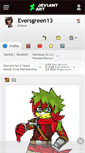 Mobile Screenshot of eversgreen13.deviantart.com