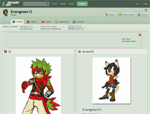 Tablet Screenshot of eversgreen13.deviantart.com