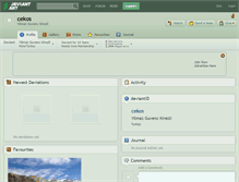 Tablet Screenshot of cekos.deviantart.com