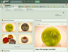 Tablet Screenshot of franten.deviantart.com
