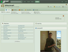 Tablet Screenshot of kirbycrewart.deviantart.com