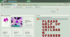 Desktop Screenshot of crystalsetsuna.deviantart.com