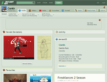 Tablet Screenshot of cankh.deviantart.com