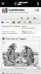 Mobile Screenshot of coollekotten.deviantart.com